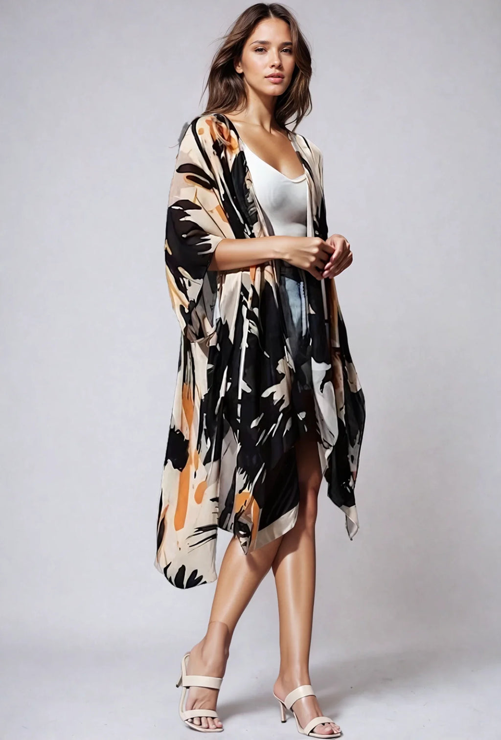 Ember Bloom Kimono